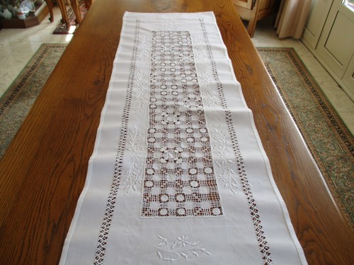 Chemin table napperon - chemin, table,