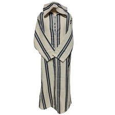 Marocain Gris Crème Rayé