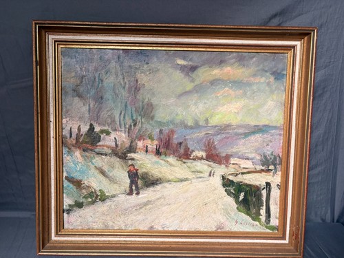 Ancien tableau peinture huile - ancien,