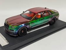 1/18 DF Rolls Royce Ghost En Livery Artistique Base En Cuir Limité 20 Pcs BO220