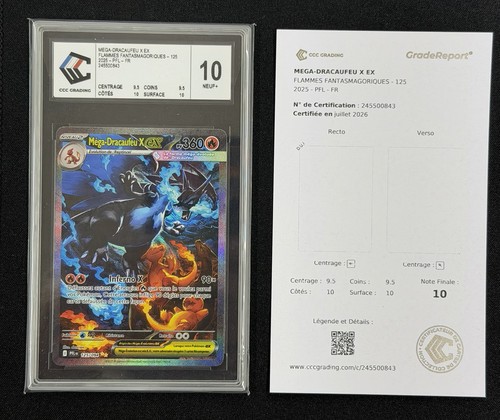 Carte pokémon méga - carte,