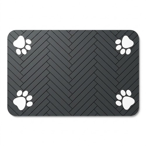 Tapis gamelle chien - tapis,
