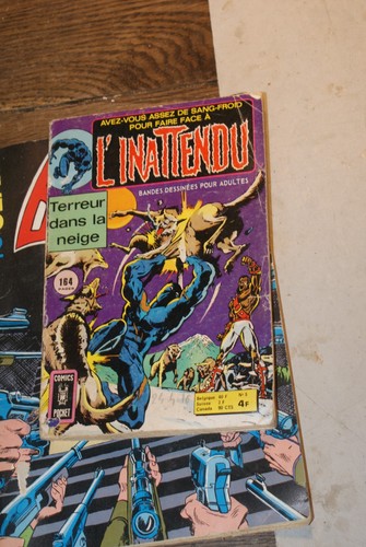 Comic inattendu n - -, l'inattendu