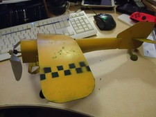 Vintage Spain Handmade Model Metal Airplane Model