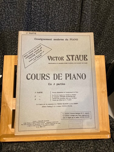 Victor staub cours - victor, piano