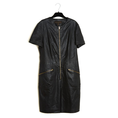 Louis vuitton robe cuir noir - louis,