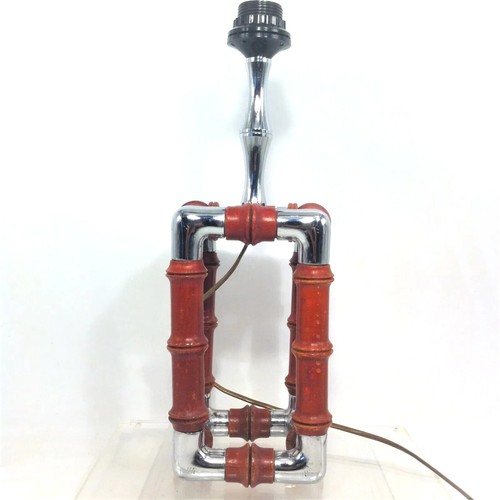 Lampe vintage metal chrome - lampe,