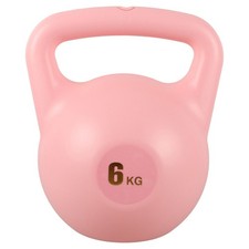 Kettlebell réglable, souple remplissable, 6 kg, poignée antidérapante, pour