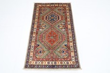 Tapis oriental en laine nouée à la main traditionnel afghan 3 x 4 pieds...