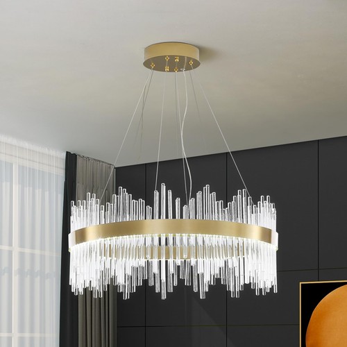 Lustre moderne cristal - moderne,