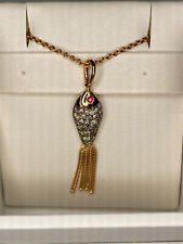 Selim Mouzannar Fish for Love Double Sided Pendant Gold 18kt Diamonds Rubies