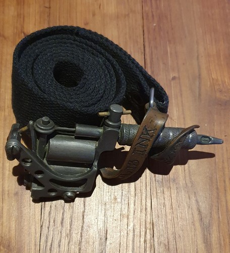 Alchemy tattoo gun belt buckle - belt,