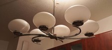 VINTAGE LUSTRE 6-GLOBE OPLAINE