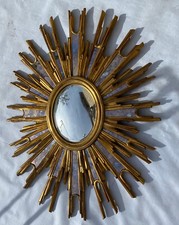 1970′ Miroir Soleil Ovale