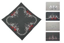 Table Nappe Noël Broderie