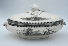 Antique VILLEROY & BOCH M. SAAR-BASIN Old Abbey ALPINA Vegetable Serving Plate