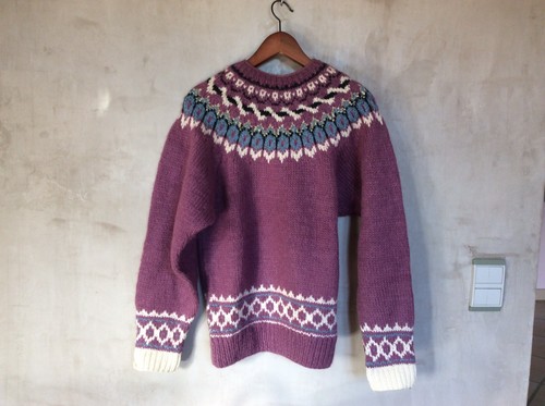 Pull shetland jacquard et - pull,