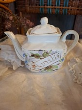 Tisanière / cafetière 1 personne en Porcelaine Vieux Paris XIXe  "Amitié"