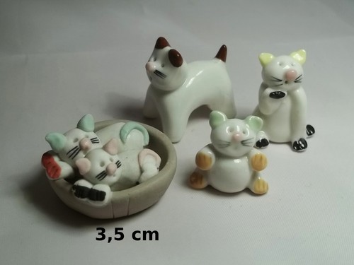 Lot chats miniature - lot, 4