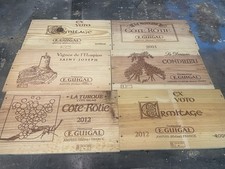 Lot de 6 estampes bois