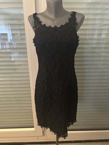 Robe dentelle noire chic - robe,