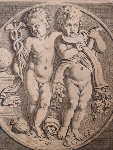 Gravure félicité céleste - gravure,