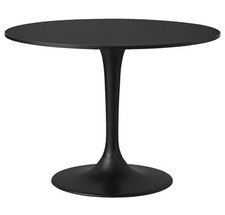 Ikea Docksta Black Round Table