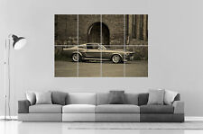 Ford Mustang Shelby GT 500 Eleanor 1967 Art Poster Grand format A0 Large Print