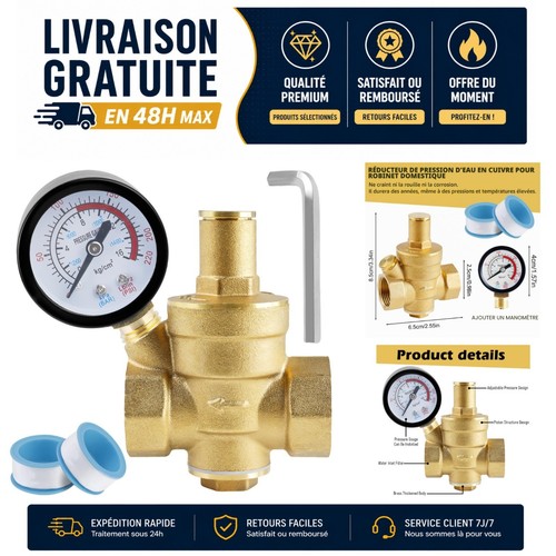 Réducteur pression eau dn20 - pression,