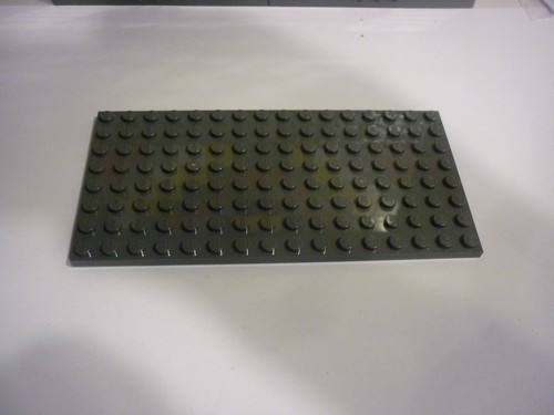 Lego plaque grise foncé - lego,