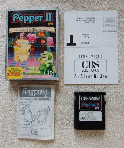 Cbs colecovision pepper - pepper, /