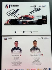 Signed United Autosports Ligier #2 Euro Le Mans Series Hanson & Albuquerque