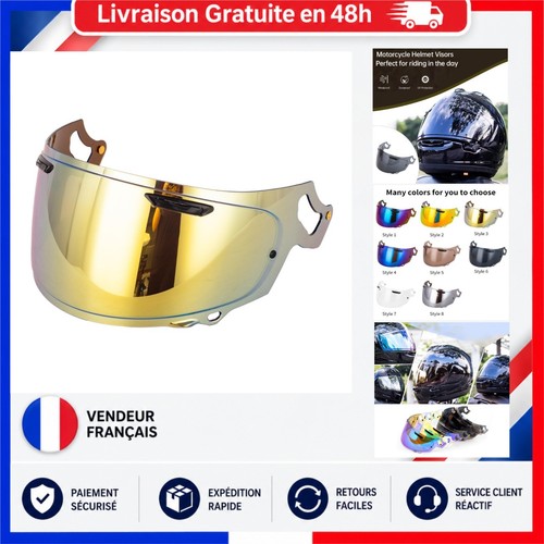 Visière casque moto - visière, de