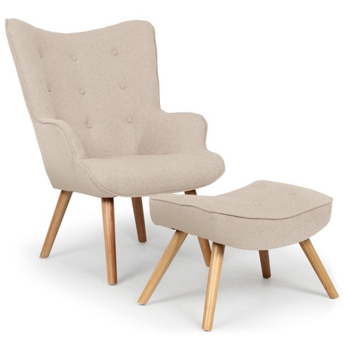 Fauteuil pouf scandinave - fauteuil, &