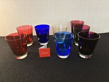 6 Baccarat Crystal Mosaic Model Glasses H: 11.5cm (price per piece)