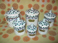Retro Lot 6 Ancien POT BOÎTE