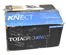 TojaGrid Wood Knect Pergola Side Bracket Black Zinc Coated 2" x 6" Posts 8 Pack