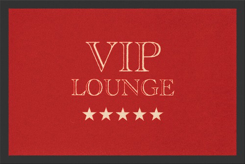 Vip salon paillasson rouge - vip,