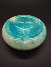 Marbled Blue Albatre Ashtray 