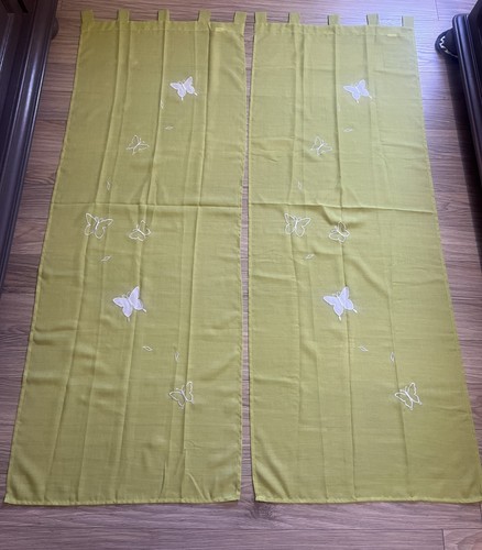 Rideaux vert anis avec - rideaux,
