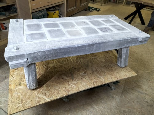 Table basse bois massif - table,