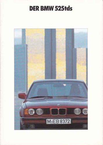 Catalogue brochure bmw 525 tds - bmw,