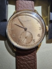 Rare Iwc Pre Portuguese Salmon Dial Circa 40s 