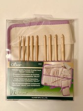 Clover Bamboo Interchangeable Tunisian Crochet Hook Takumi Combo Set - 3684 *NEW