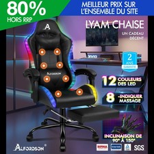 ALFORDSON Chaise de Jeu Bureau