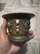 Ancien gros mortier en bronze