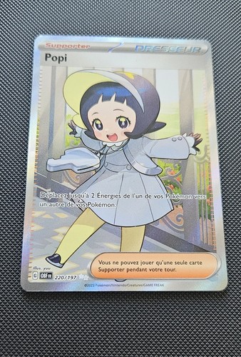 Carte pokémon popi - carte,