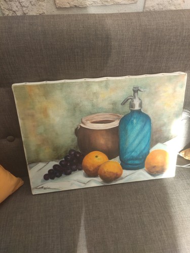 Ancien tableau huile - ancien, sur