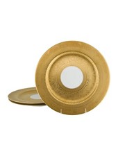 Bernardaud  Limoges MIROIR OR Gold Incrustation Presentation/Service Plate $3395