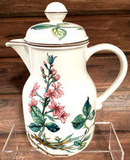 Villeroy & Boch BOTANICA LARGE Coffee Pot Coffeepot 9 1/8" Menyanthes 4 Cup EUC